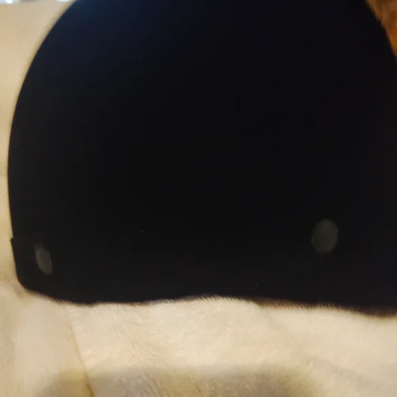 Wembley Elegant Black Velvet Equestrian Helmet Size 6 3/4